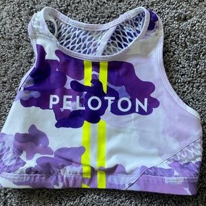 With peloton bra